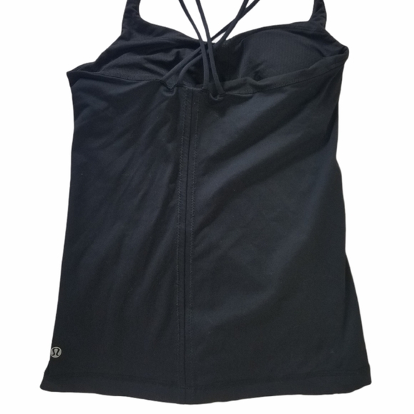 Lululemon Black Yoga Tank Top - Picture 2 of 4